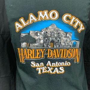 Harley Davidson T Shirt Alamo San Antonio Texas